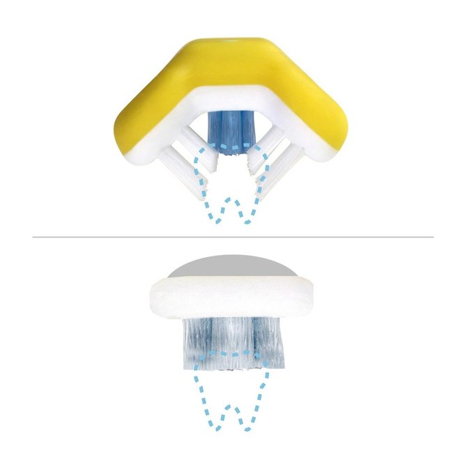 Fridababy SmileFrida Toothhugger 2.0 - Yellow