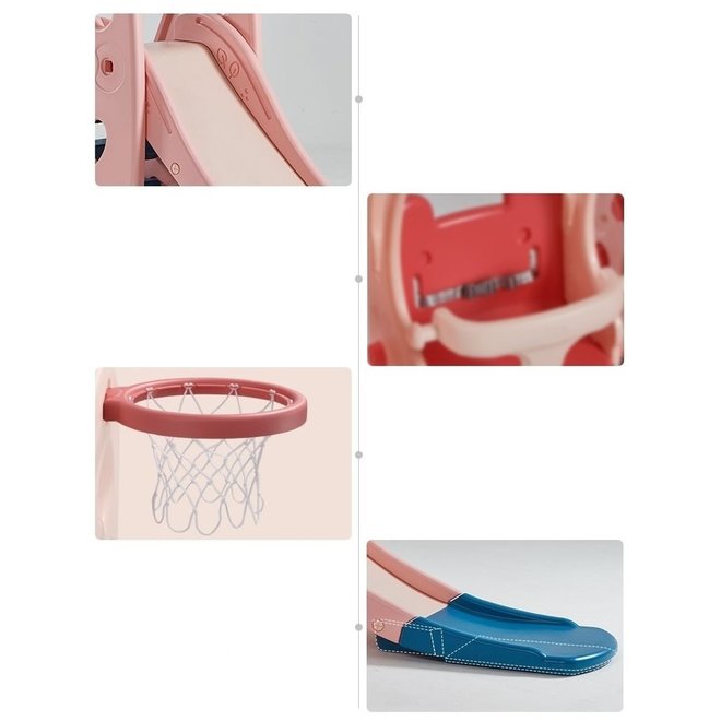 BABYCARE FIVE-IN-ONE SLIDE PINK