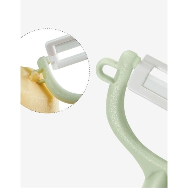 BABYCARE BABY CERAMIC FRUITS PEELER GREEN