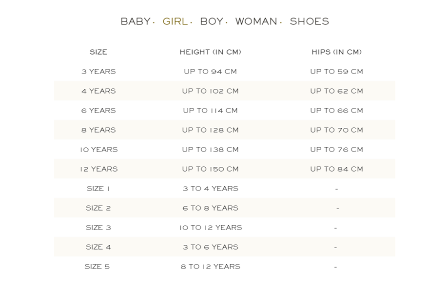 Bonpoint Size Guide - Moda Kids