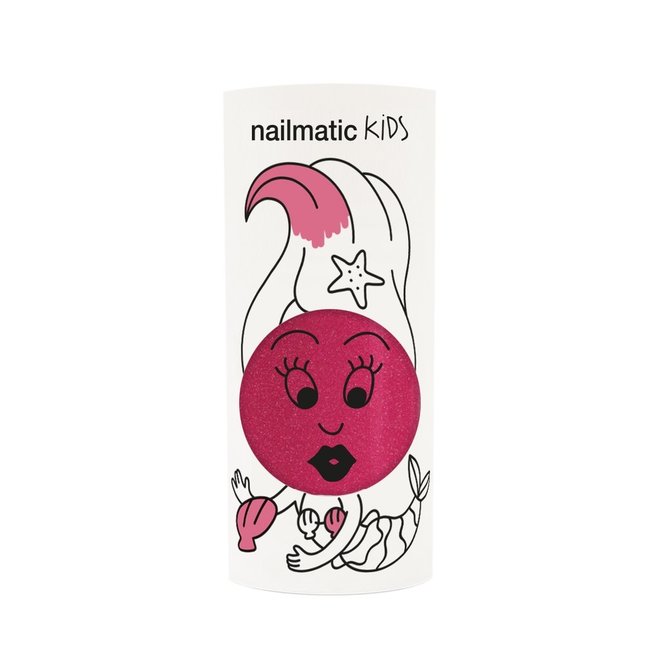 Nailmatic- Water-based nail polish for kids- Sissi – Pink Glitter