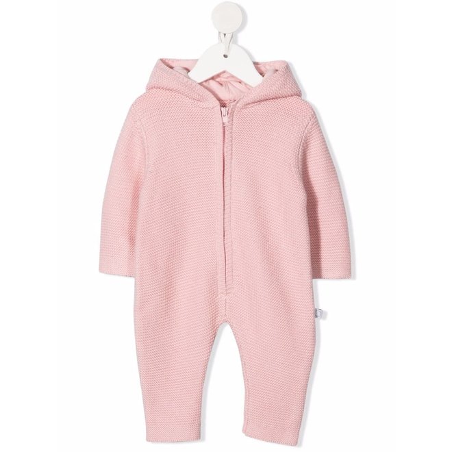 BABY GIRL DOGGY KNIT JUMPSUIT PINK