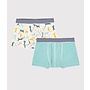 SET OF 2 LITTLE BOY BOXERS IN COTTON AND LYOCELL