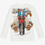 KID BOY LS MOTORCYCLE DOG TEE