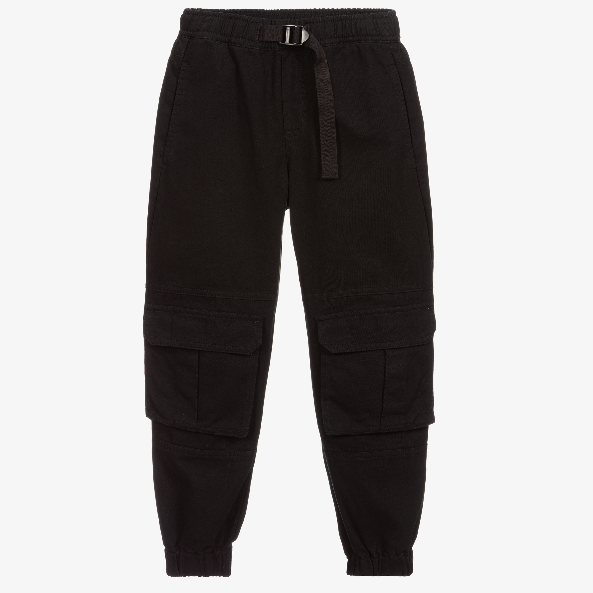 BOSS - Kids' cargo trousers in stretch cotton