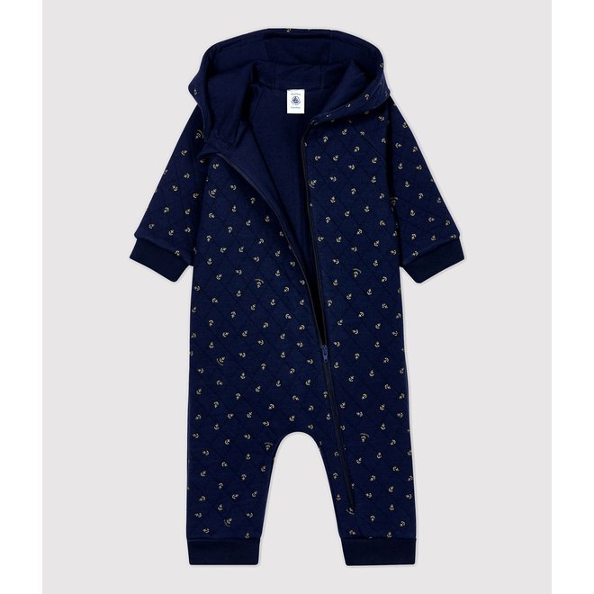 BABIES' HOODED JUMPSUIT