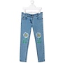 Stella Mccartney SKINNY DENIM WITH FLOWER EMB JEANS