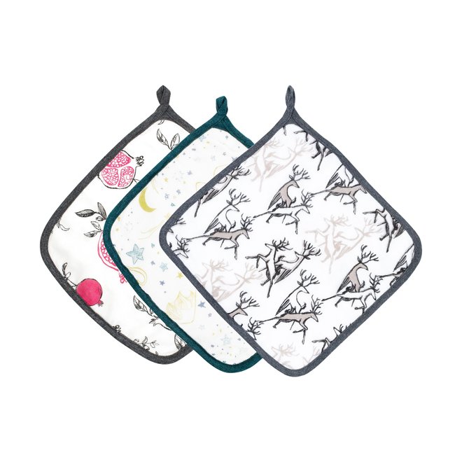 4 Layer Bamboo Baby Washcloth Set (3 pack)