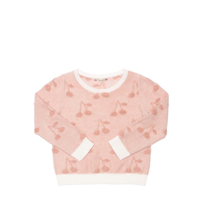 PINK ALL OVER CHERRY SWEATSHIRT