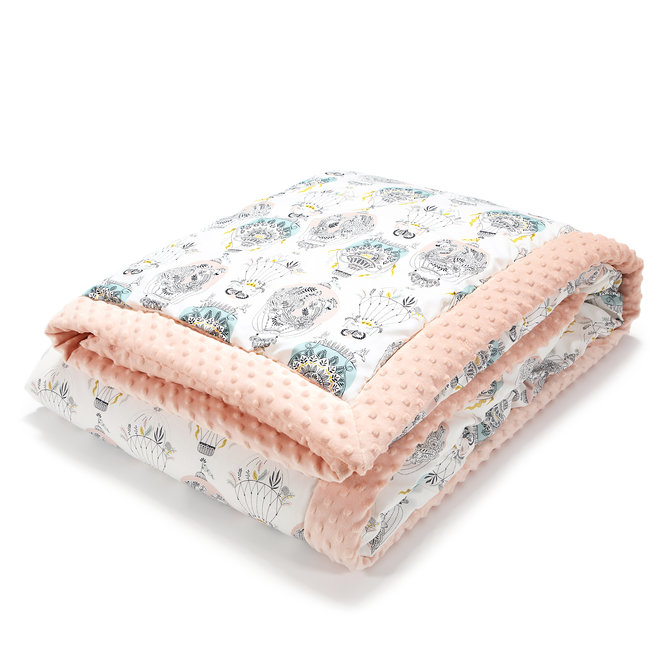 ADULT BLANKET 140 x 200 cm - CAPPADOCIA DREAM - POWDER PINK