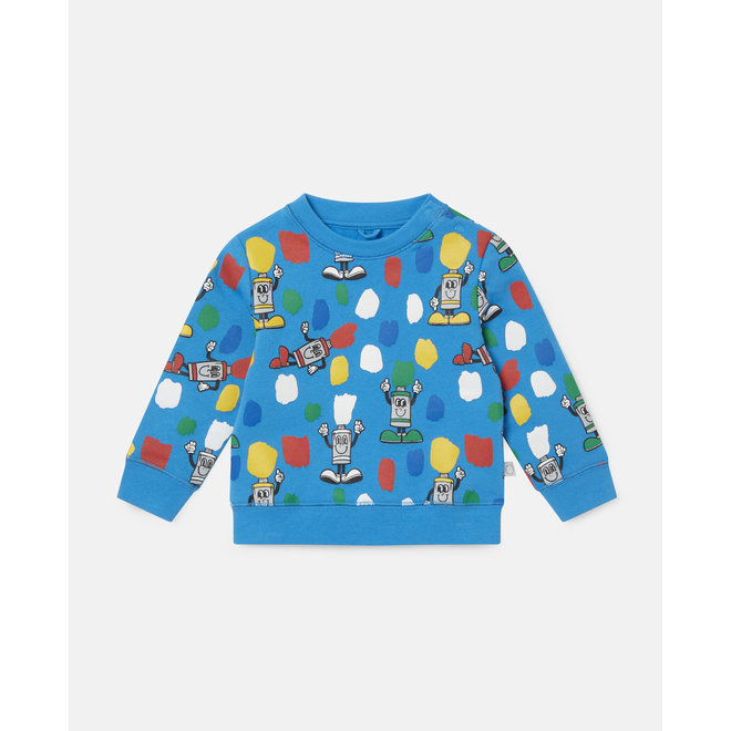 BABY BOY PAINT TUBES SWEATSHIRT