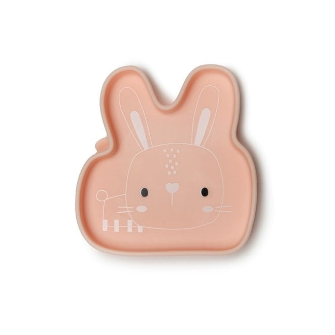 Born to be Wild Silicone Snack Plate -Bunny