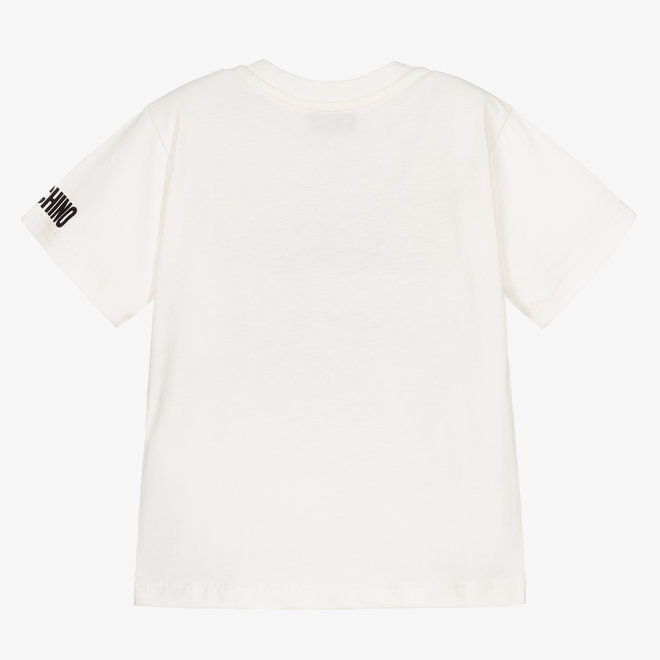 SURFING BEAR GRAPHIC MINI ME MAXI SS TEE CLOUD