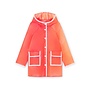 HOODED PARKA FOR GIRLS POPPY RED