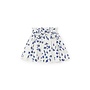 PRINTED COTTON POPLIN SKIRT FOR GIRLS NATURAL WHITE