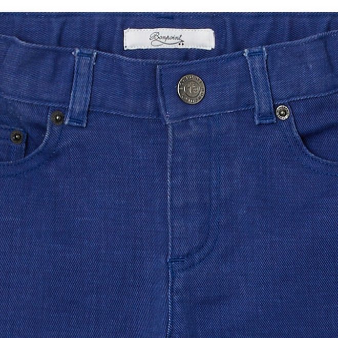 Denim bermuda shorts for boys indigo