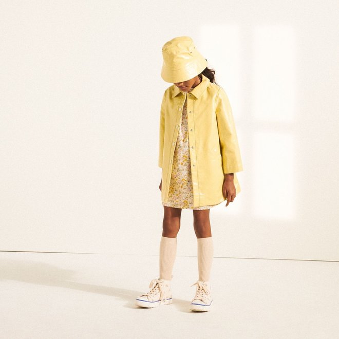 BONPOINT KIDS ACID YELLOW ABELLA COAT