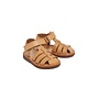 Alou leather sandals for baby caramel