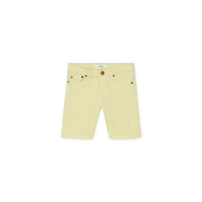 Bermuda shorts with adjustable waist for boys acid yellow