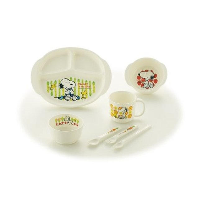 Richell Snoopy Baby Tableware Set Moda Kids