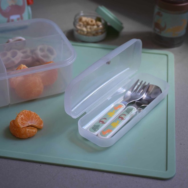 SUGARBOOGER - Silverware Set - Baby Dinosaur