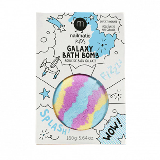 Nailmatic- Colouring and soothing bath bomb for kids - Galaxy 