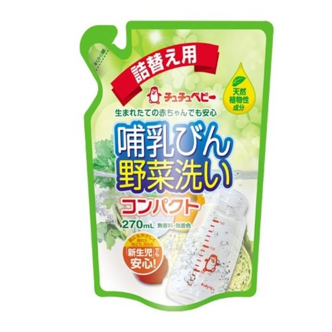Chuchu Baby Bottle Vegetable Wash Compact Refill 270ml