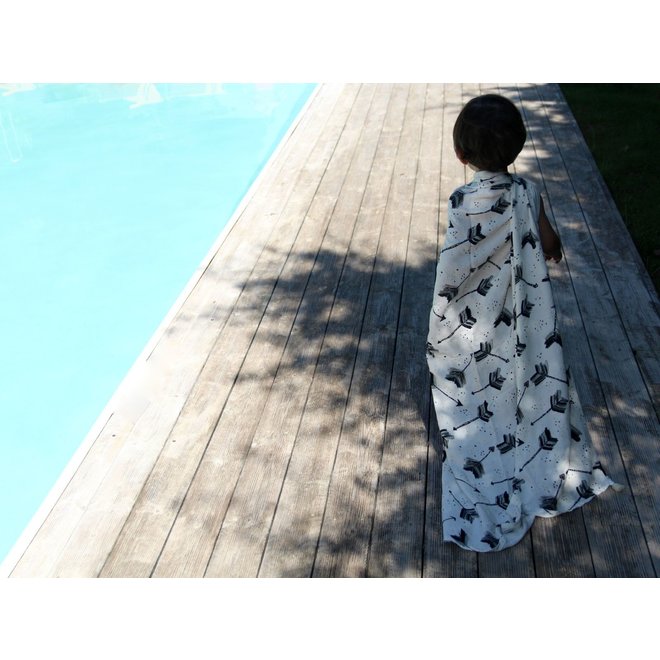 BAMBOO SWADDLE FRINGE - KING SIZE  - JOY OF SUMMER