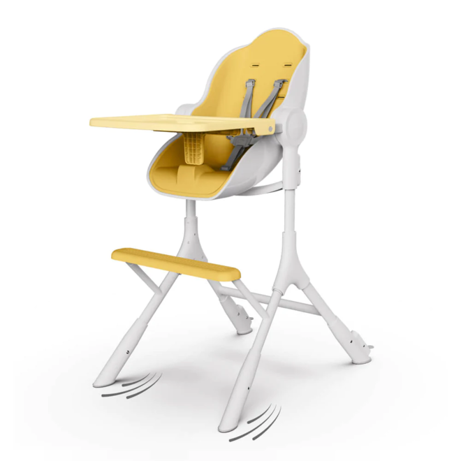 Oribel - Cocoon Z High Chair | Lounger - Lemonade Yellow