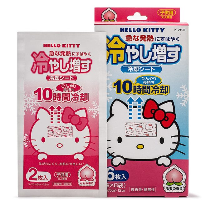Sanrio Hello Kitty Fever Cooling Geo Patch Sheet 16Pads 10Hours