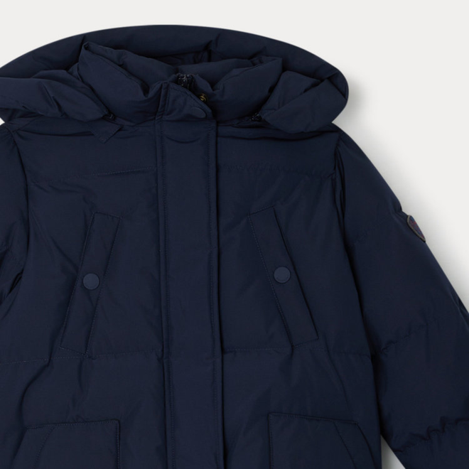 Navy Bomba Puffer Jacket