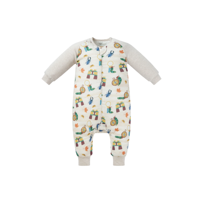 Raglan Bamboo Cozy Footed Sleep Bag 2.5 TOG - Eric Carle Adventure Time