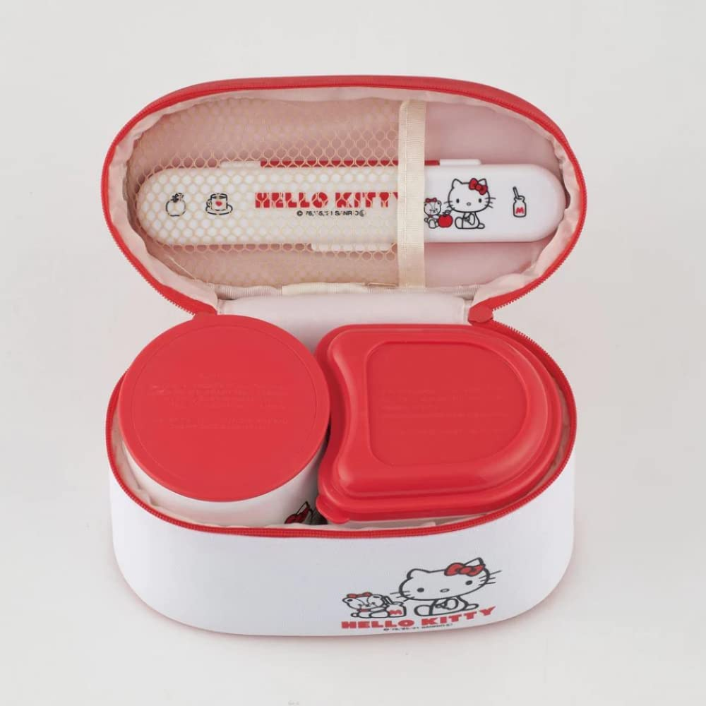 Skater Lunch Box Bento M 550ml Hello Kitty & Tiny Cham Sanrio XPM4-A