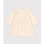 BABIES' LONG-SLEEVED COTTON GAUZE DRESS