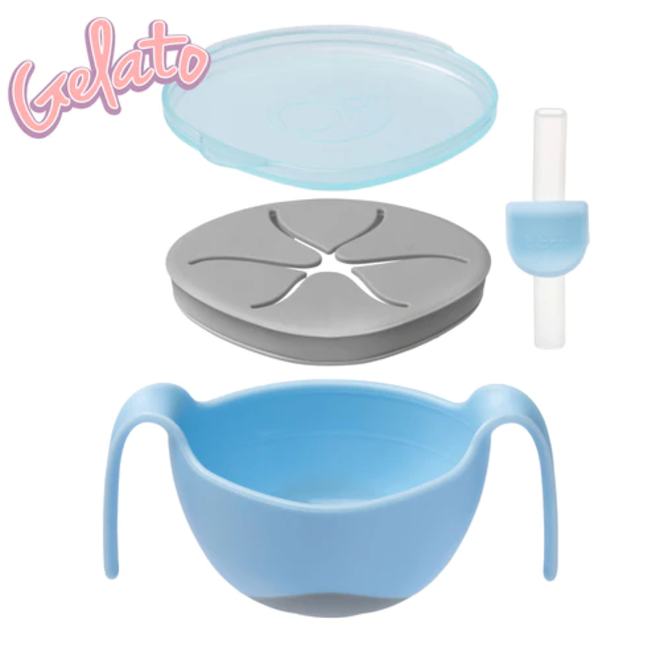 B.BOX GELATO BOWL & STRAW BUBBLEGUM