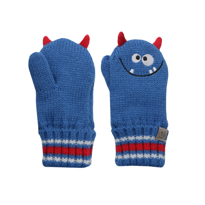 Baby Knitted Mittens - Monster
