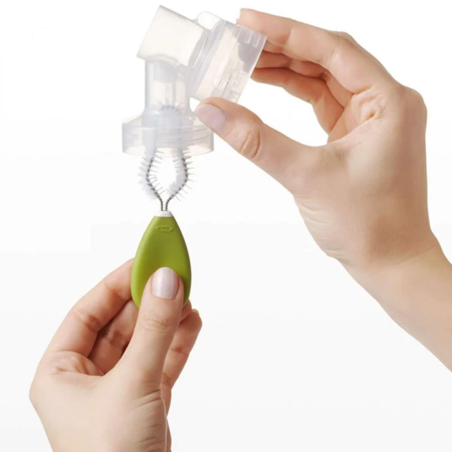 TRAVEL DRYING RACK & BRUSH - GREY