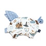 SLEEPY PIG PILLOW - PRINCE - WIND BLUE