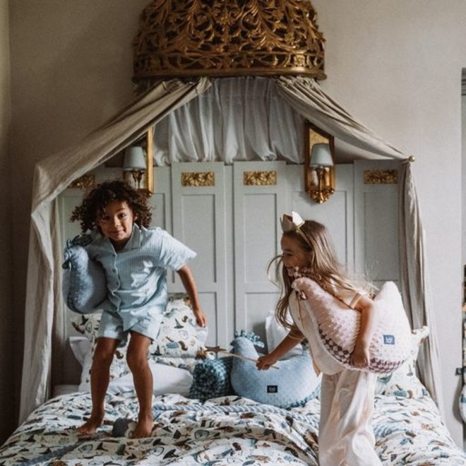 TODDLER WARM BLANKET-PRINCE -WIND BLUE
