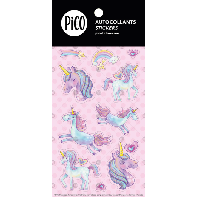 Pico Tatoo Stickers The Cute Unicorns