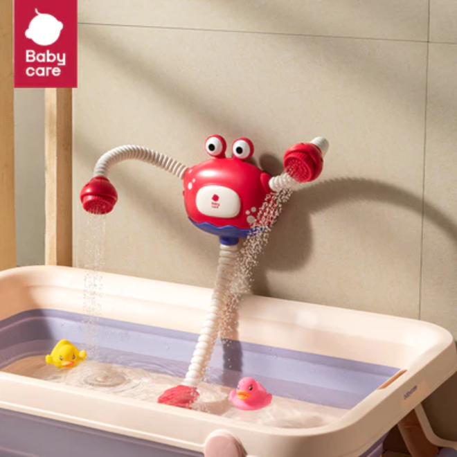 BC BABYCARE ELECTRIC SHOWER WATER TOY CRAB