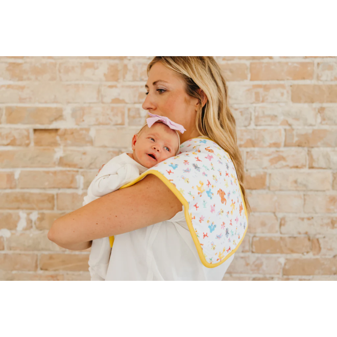 Copper Pearl - Abby and Pals Burp Cloth