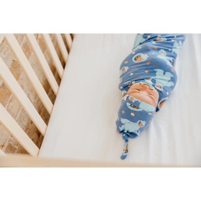 Copper Pearl - Cookie Monster Swaddle Blanket