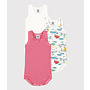 EXPLORER THEMED COTTON EXPLORER VEST BODYSUITS - 3-PACK