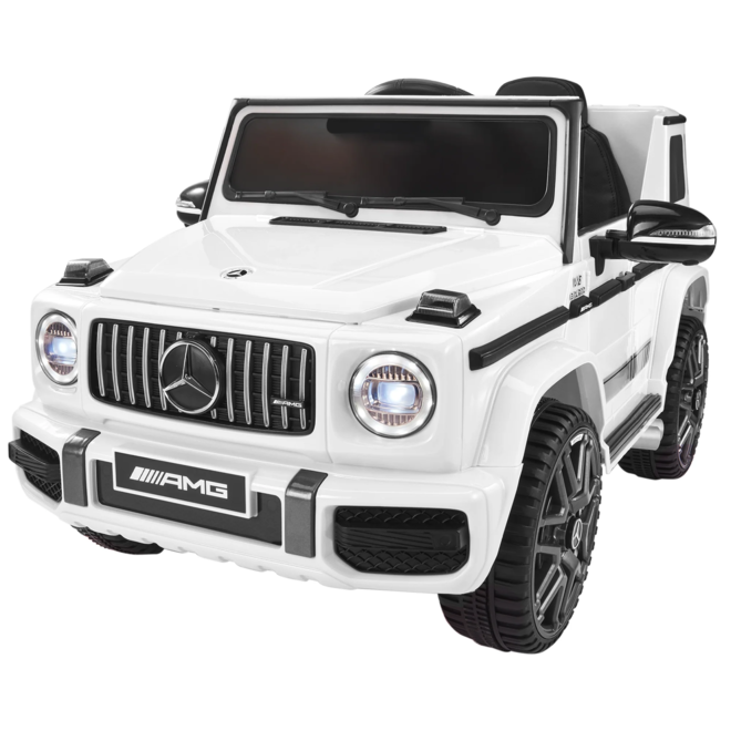Mercedes-Benz AMG G63 with Remote Control and Leather Seat 12V Licensed White
