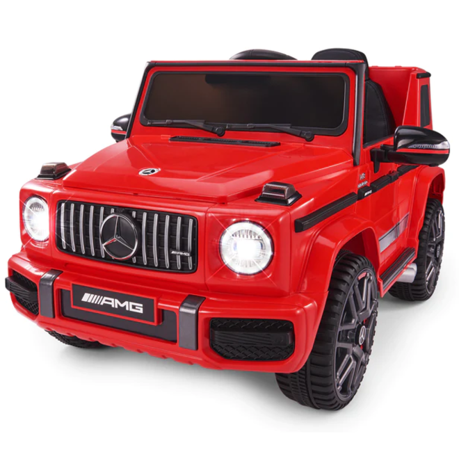 Mercedes-Benz AMG G63 with Remote Control and Leather Seat 12V Licensed Red