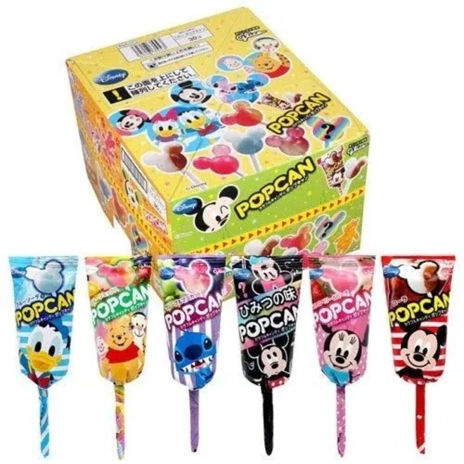 Glico Popcan Disney Fruit Lollipop 1Pcs
