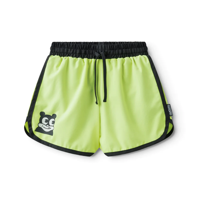 STAND OUT SURF TRUNKS HOT LIME