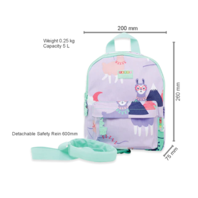 Mini Backpack with Rein Loopy Llama Moda Kids