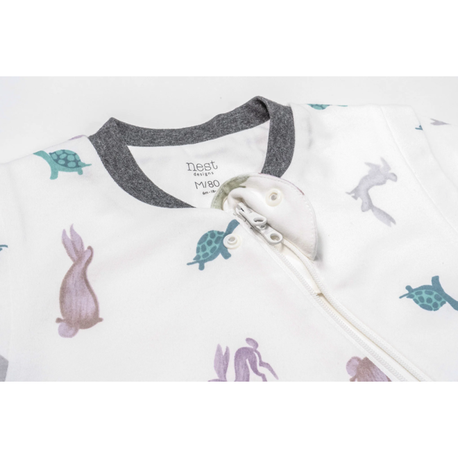 Organic Cotton Long Sleeve Sleep Bag 1.0 TOG - The Tortoise & The Hare